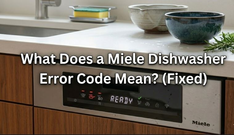 Miele dishwasher displaying an error code? Learn what common fault codes mean, their likely causes, and how to troubleshoot them quickly.
