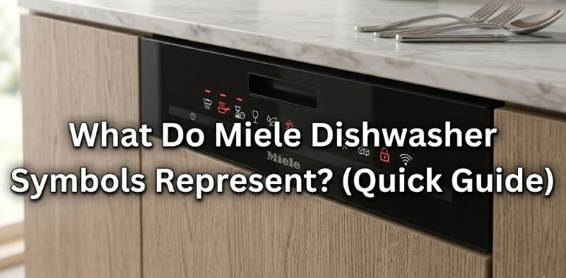 Seeing unfamiliar symbols on your Miele dishwasher? Find out what the most common icons mean and how to use the settings correctly.