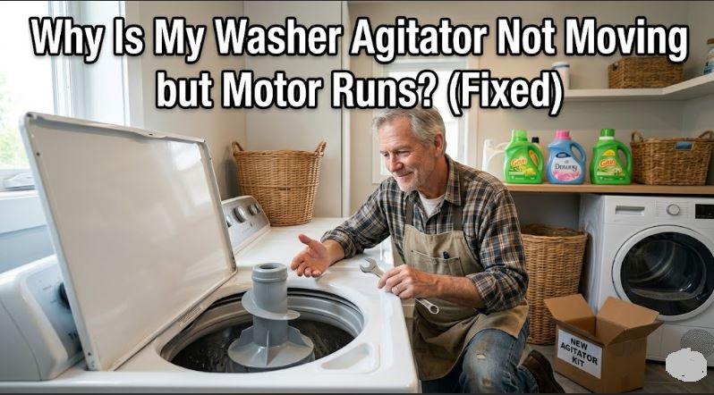 Discover why your washer agitator is not moving even though the motor runs and the troubleshooting steps that may solve the problem.