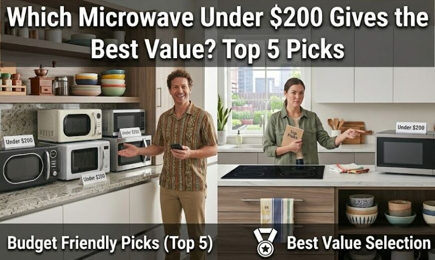 Compare the best microwaves under $200 based on size, cooking performance, features, and reliability.