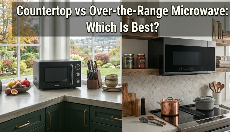 Countertop or over-the-range microwave—which is right for your kitchen? Discover the pros, cons, and best uses for each microwave type.