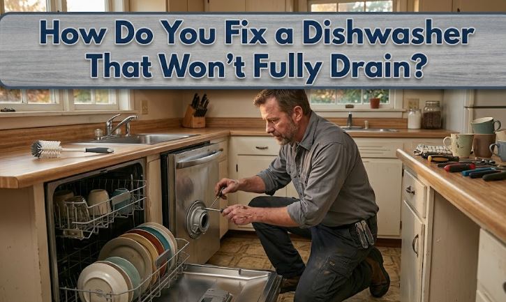 Discover why water remains in your dishwasher after a cycle and the troubleshooting steps that can help restore proper draining.