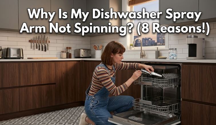 A dishwasher spray arm not spinning may point to blocked nozzles, circulation pump issues, or installation problems. Learn how to fix it.