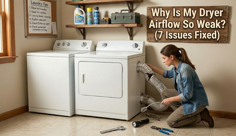 What Causes Weak Airflow Coming From a Dryer Vent?