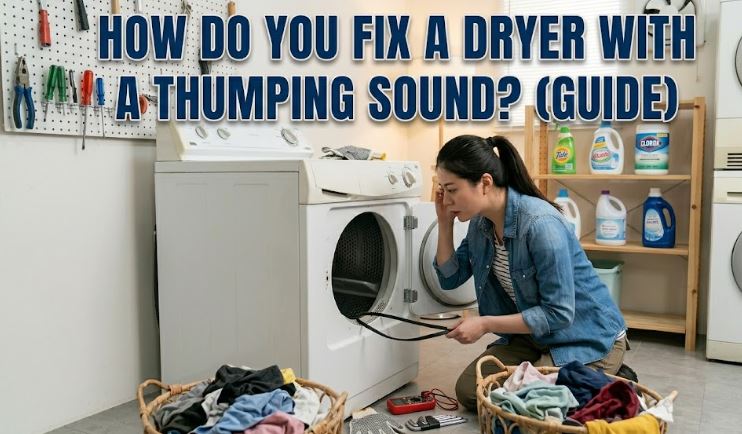 Discover why your dryer makes a thumping noise during cycles and the troubleshooting steps that can help restore smooth operation.