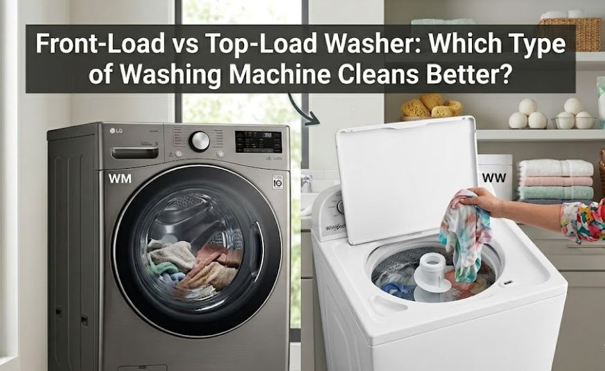 Trying to choose between a front-load and top-load washer? Compare wash quality, stain removal, rinse performance, and fabric care.