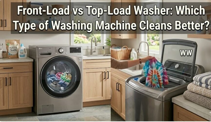 front load vs top load washing machine