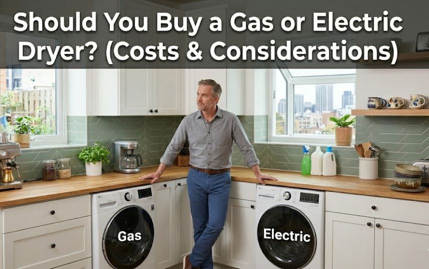 Trying to choose between a gas and electric dryer? Compare drying speed, utility costs, maintenance, and long-term value before buying.