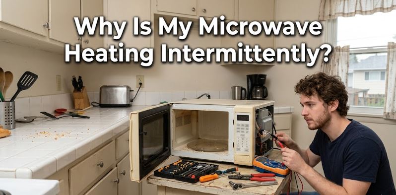 A microwave heating intermittently can turn simple meals into a guessing game. Find the most common causes and practical solutions.
