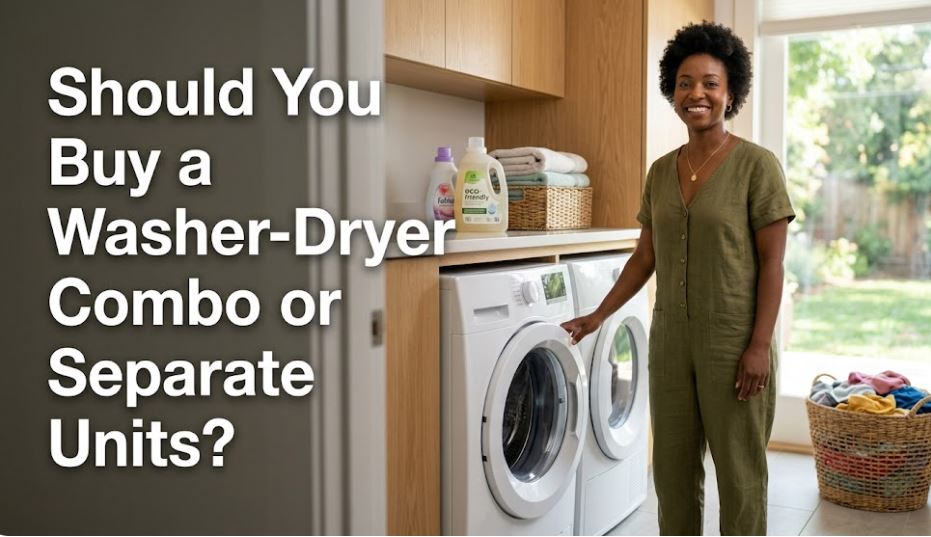 choose between a washer-dryer combo and separate machines