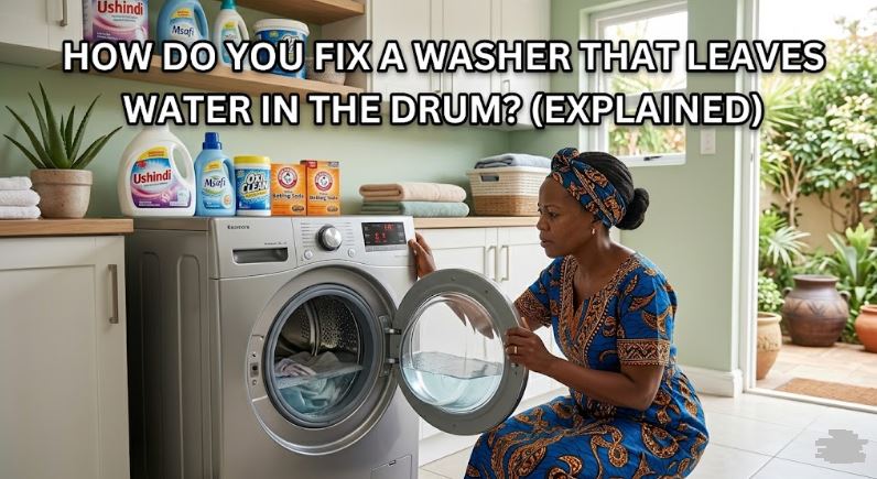 Standing water in your washer drum can signal drainage or pump issues. Find out what causes the problem and how to solve it quickly.
