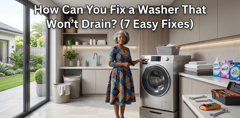 A washer that won’t drain but still spins may point to drain pump or hose issues. Find out how to diagnose and solve the problem.
