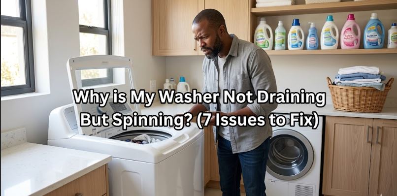 Discover practical troubleshooting tips for a washing machine that spins normally but leaves water behind after the cycle ends.