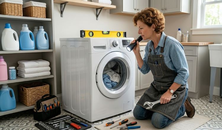 Loud banging noises during spin mode can point to leveling, shock absorber, or drum issues. Find out how to troubleshoot the problem safely.