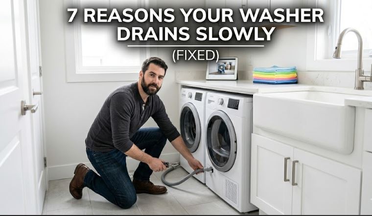 Washer taking too long to drain? Find out what causes slow drainage and the best ways to restore normal washer performance at home.
