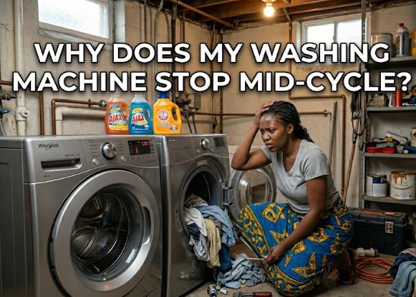 A washer that stops before finishing may point to electrical, motor, or draining issues. Find out what causes it and how to troubleshoot it.