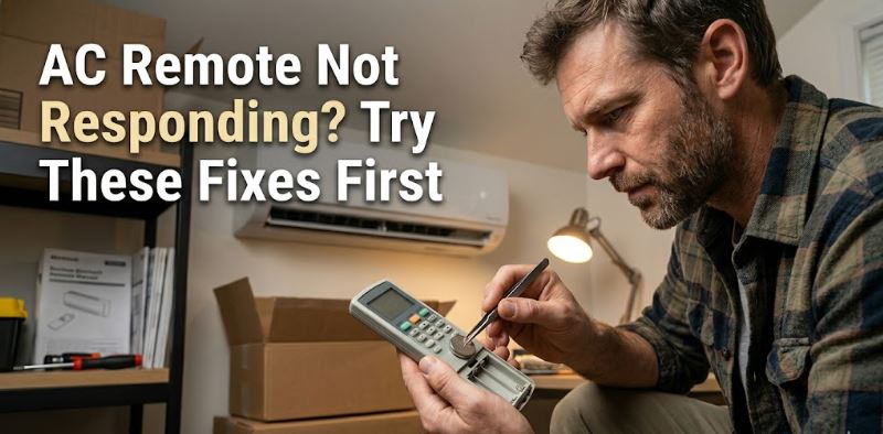 An AC remote not responding can be frustrating. Find out how to diagnose remote, receiver, and communication problems quickly.