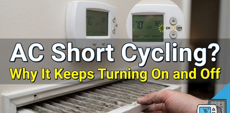 An AC short cycling problem may be linked to thermostat issues, restricted airflow, or system sizing. Learn how to diagnose it.