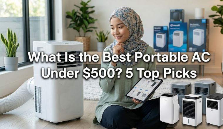Find the best portable AC under $500 for apartments, bedrooms, and home offices without overspending on cooling performance.
