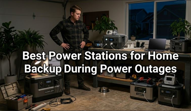 Discover the best power station for home backup based on battery capacity, output power, charging speed, and overall reliability.