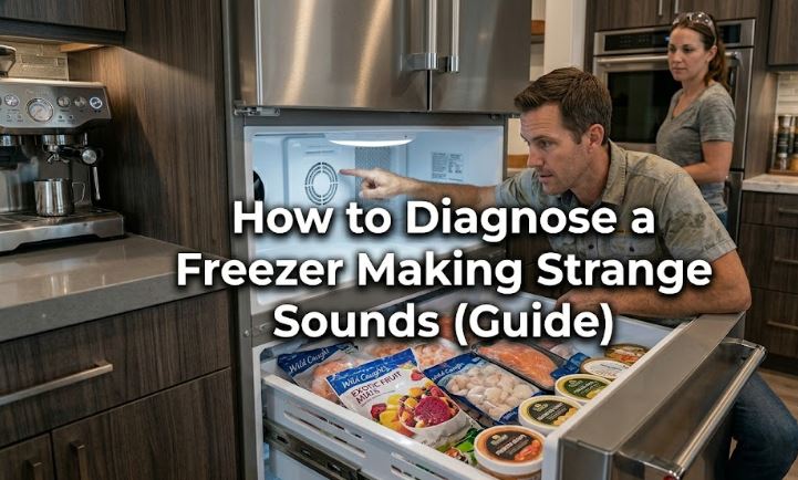 Clicking, buzzing, popping, or rattling freezer noises can reveal hidden problems. Learn what they may indicate.
