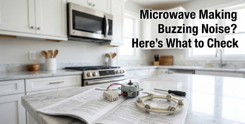 If your microwave suddenly starts making a loud buzzing noise, discover what may be causing it and whether it needs repair.