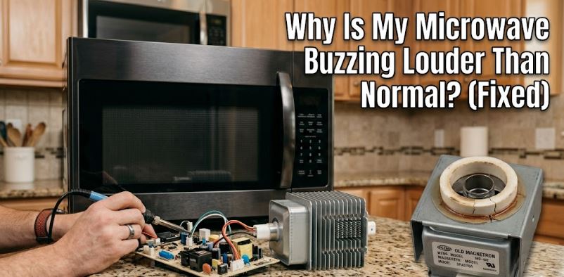 Microwave making buzzing noise during operation? Find out which parts commonly create unusual sounds and how to diagnose the issue.