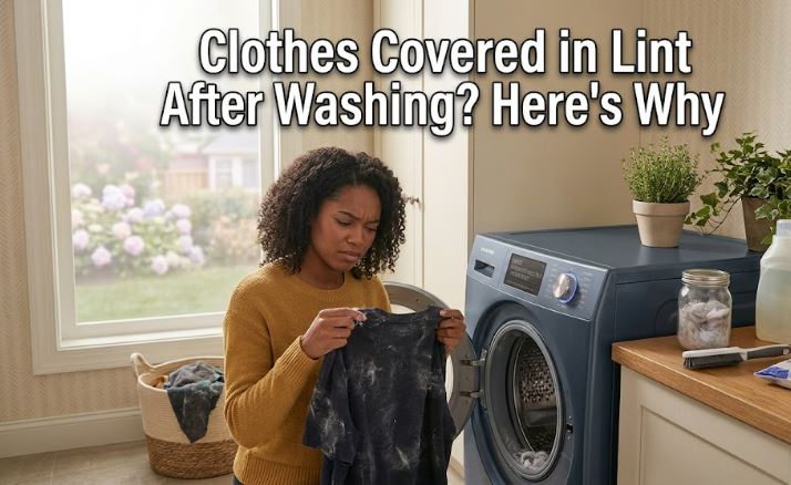 If your clothes come out of the washer covered in lint, discover the most common causes and the best ways to prevent it.