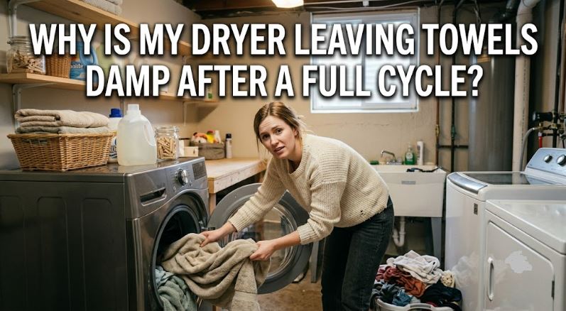 If your towels come out warm but still damp, discover the most common causes and the best ways to restore proper drying performance.