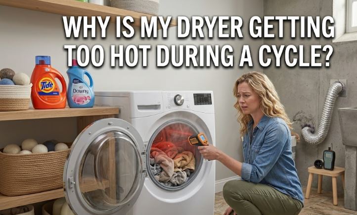 If your dryer feels unusually hot or scorches clothes, discover the most common causes and how to troubleshoot the overheating issue.
