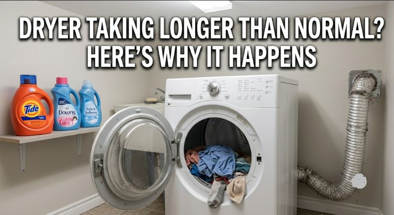 If your dryer suddenly needs extra time to dry clothes, discover the most common causes and the troubleshooting steps that can help.